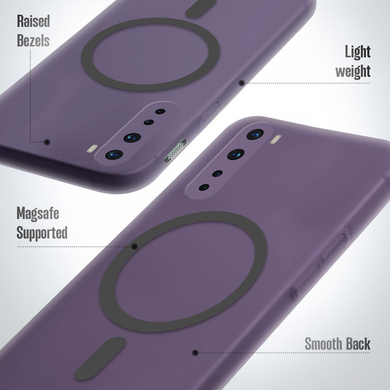 Frosted Slim Wireless Charging Support Case For OnePlus Nord