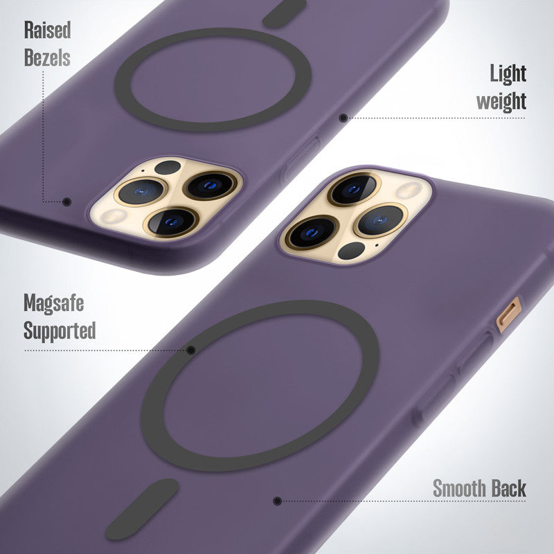 Slim Matte Wireless Charging Support Back Cover for Apple iPhone 12 Pro Max