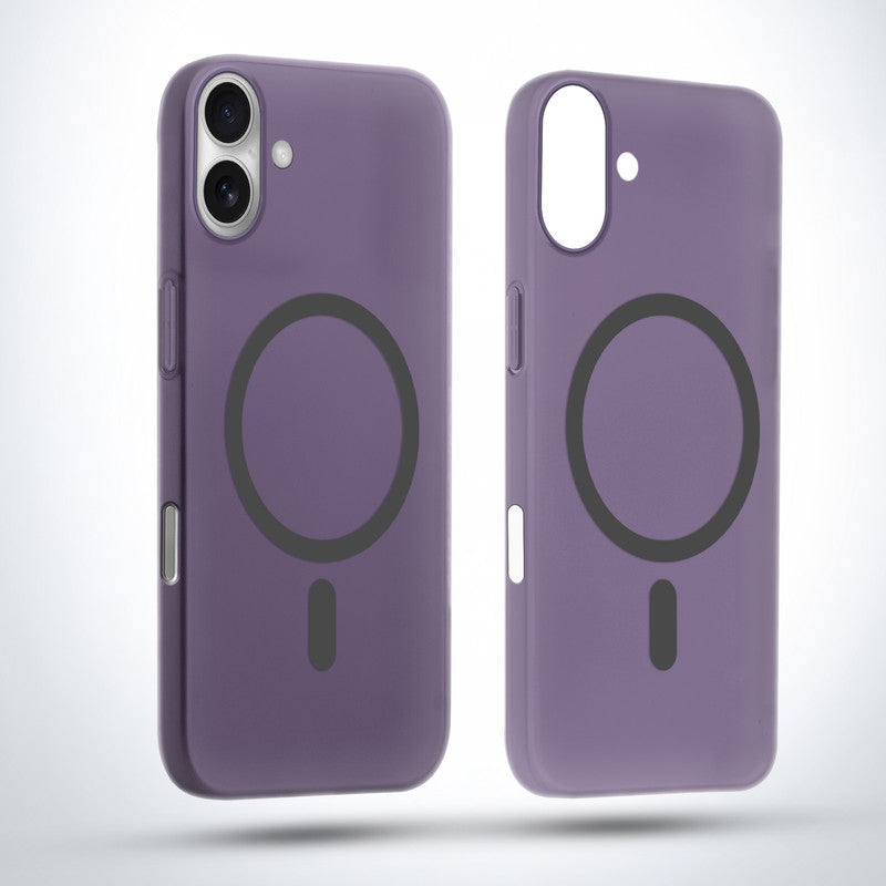 Frosted Slim Wireless Charging Support Case For Apple iPhone 16 Plus