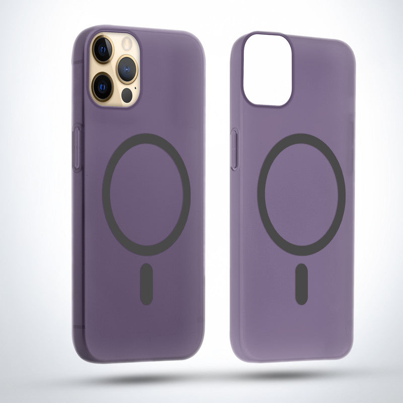 Slim Matte Wireless Charging Support Back Cover for Apple iPhone 12 Pro Max