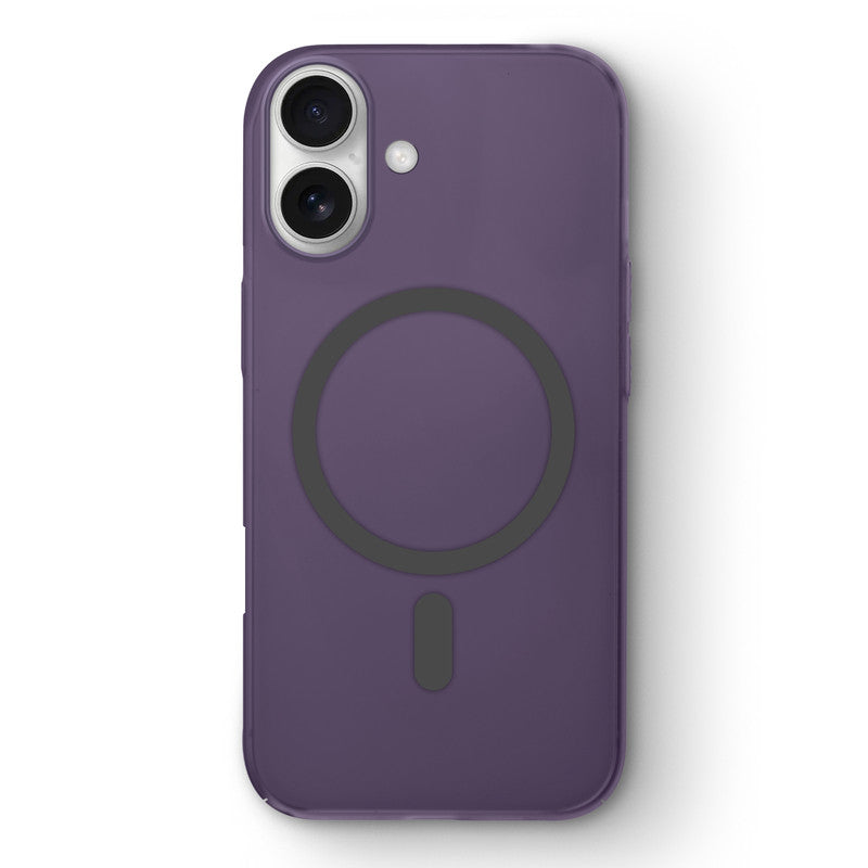 Frosted Slim Wireless Charging Support Case For Apple iPhone 16 Plus