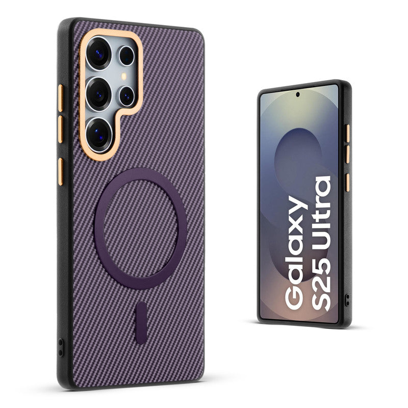 Wireless Charging Support Ready Checks Printed Back Case For Samsung S25 Ultra 5G with Enhanced Grip