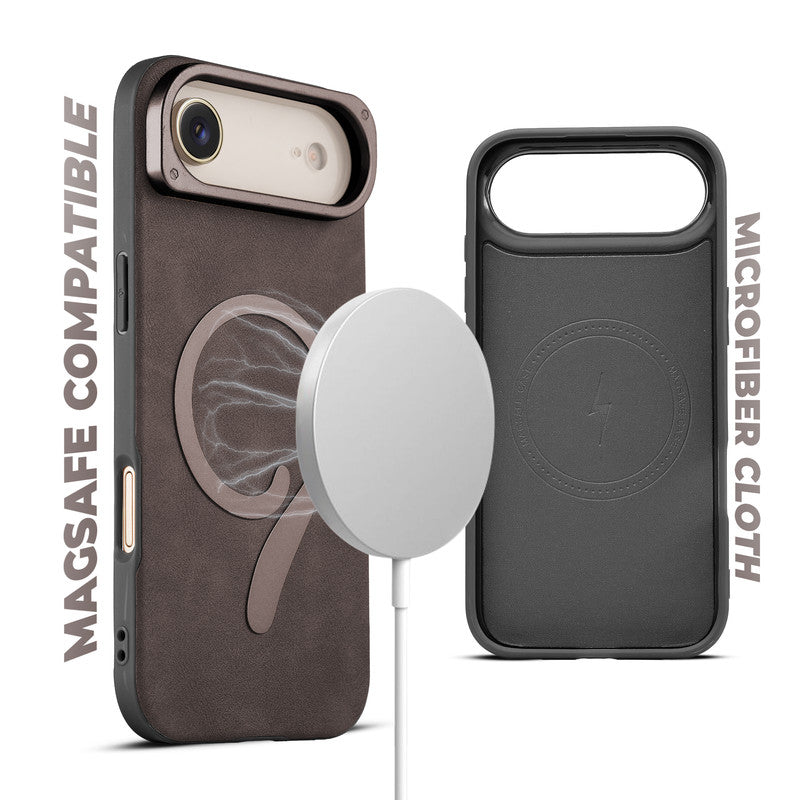 Prime Leather Wireless Charging Compatible Case for Apple iPhone 17 Air