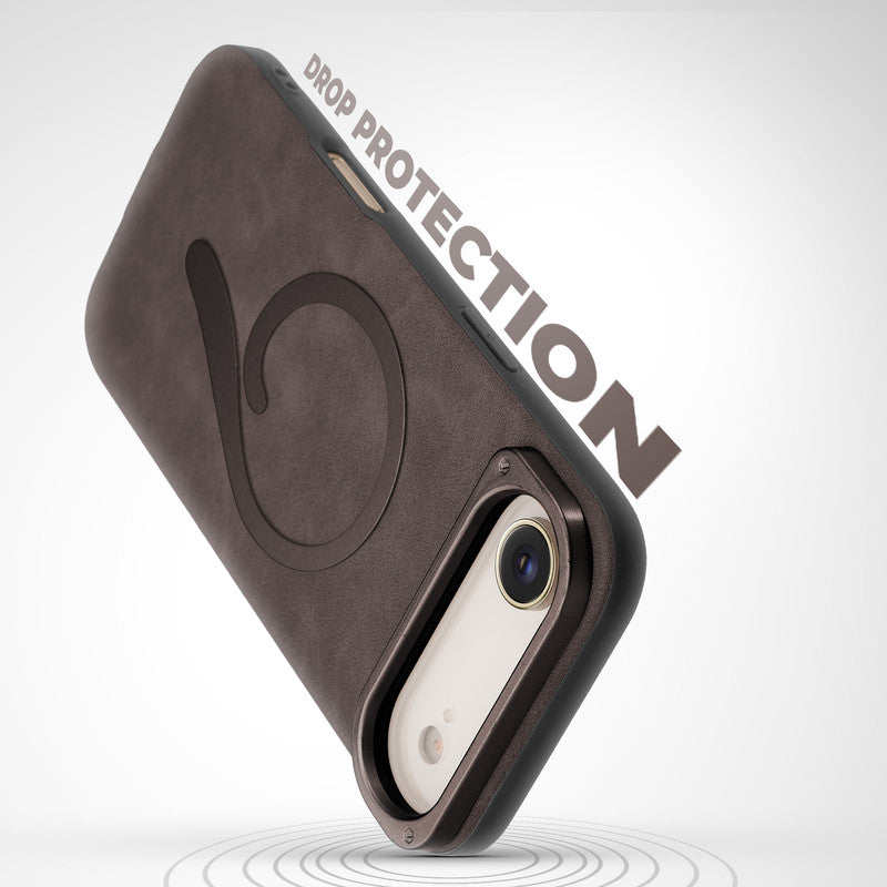 Prime Leather Wireless Charging Compatible Case for Apple iPhone 17 Air