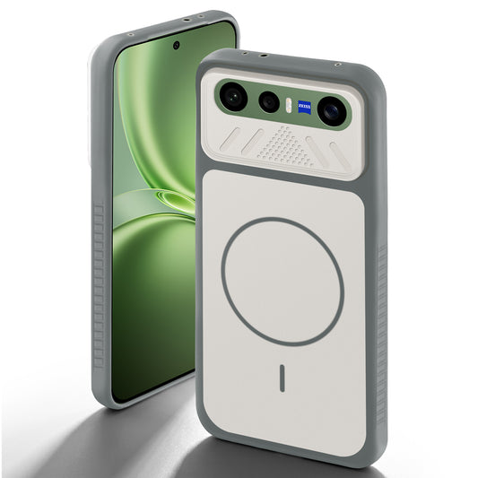 Dual Tone Silicone Grip Back Cover with Camera Protection for Vivo X300 FE 5G