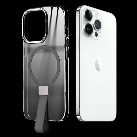 Exquisite MagSafe Transparent Case for Apple iPhone 15 Pro with Strap , Hard Back Cover with Long Lasting Anti Yellowing Protection