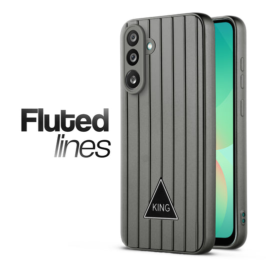 Glossy Matte Line Texture Back Cover for Samsung M56 5G