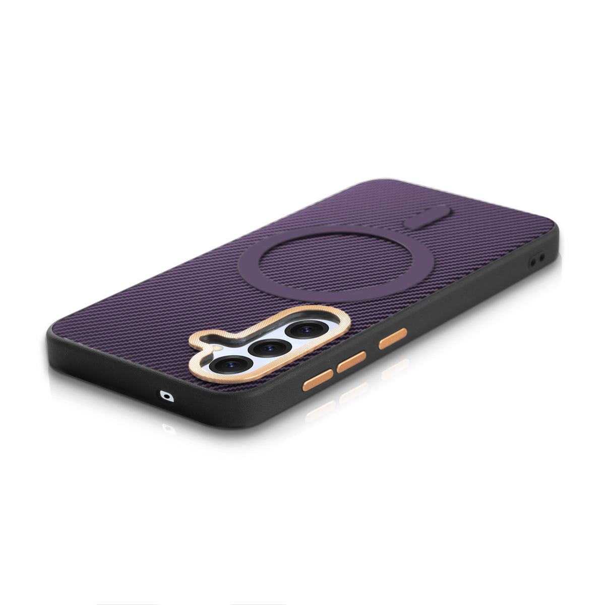 Wireless Charging Support Ready Checks Printed Back Case For Samsung S24 5G with Enhanced Grip