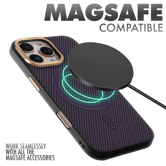 MagSafe Ready Checks Printed Back Case For Apple iphone 16 Pro Max with Enhanced Grip