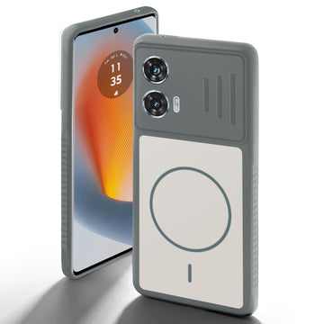 Dual Tone Silicone Grip Back Cover with Camera Protection for Motorola Moto Edge 50 Fusion 5G