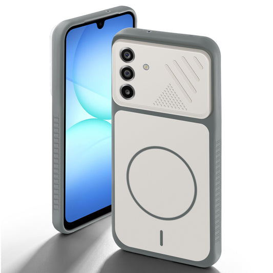 Dual Tone Silicone Grip Back Cover with Camera Protection for Samsung A17 5G