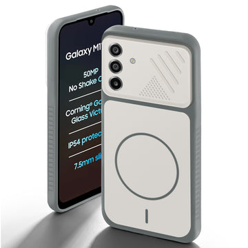 Dual Tone Silicone Grip Back Cover with Camera Protection for Samsung M17 5G