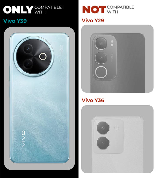 Premium Matte Silicone Back Cover for Vivo Y39 5G With Micro-Fiber Linning