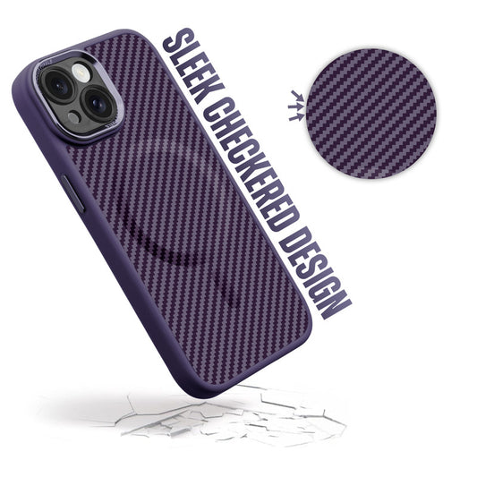 Premium Tech Weave Design With MagSafe Compatible Back Case For Apple iPhone 14 Plus