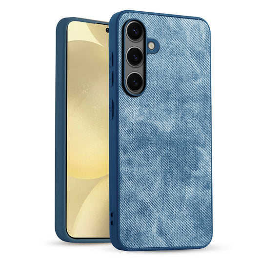Classic Denim Finish Back Case for Samsung S25 5G