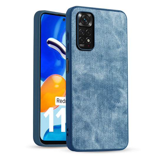 Classic Denim Finish Back Case for Redmi Note 11s