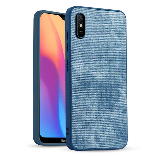 Classic Denim Finish Back Case for Redmi 9A