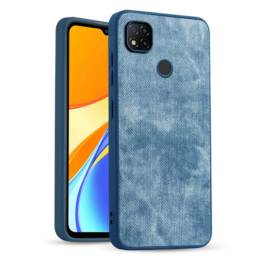 Classic Denim Finish Back Case for Redmi 9C
