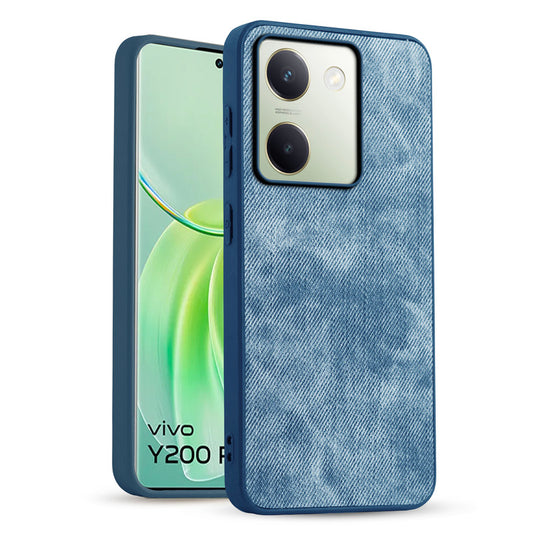 Classic Denim Finish Back Case for Vivo Y200 Pro 5G