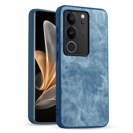 Classic Denim Finish Back Case for Vivo V29 5G