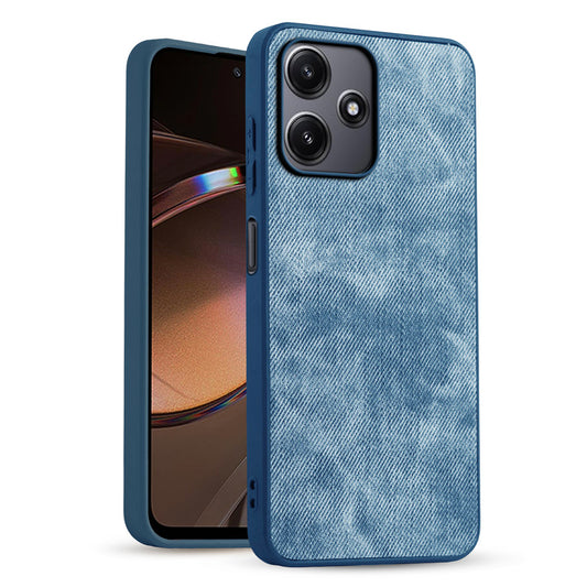Classic Denim Finish Back Case for Redmi 12 5G