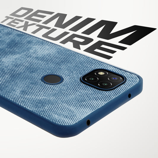 Classic Denim Finish Back Case for Redmi 9C