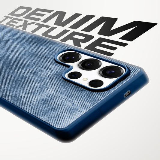 Classic Denim Finish Back Case for Samsung S25 Ultra 5G