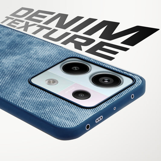 Classic Denim Finish Back Case for Redmi Note 13 Pro 5G