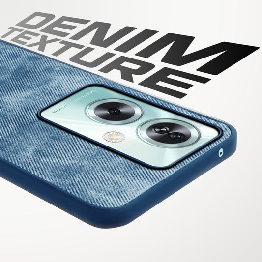 Classic Denim Finish Back Case for Oppo A79 5G