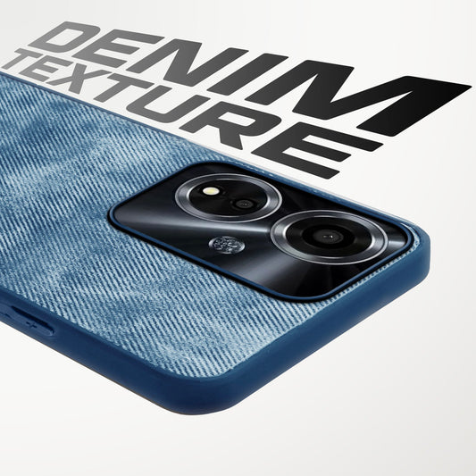 Classic Denim Finish Back Case for Oppo A59 5G