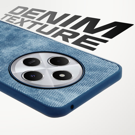 Classic Denim Finish Back Case for Redmi 14C 5G