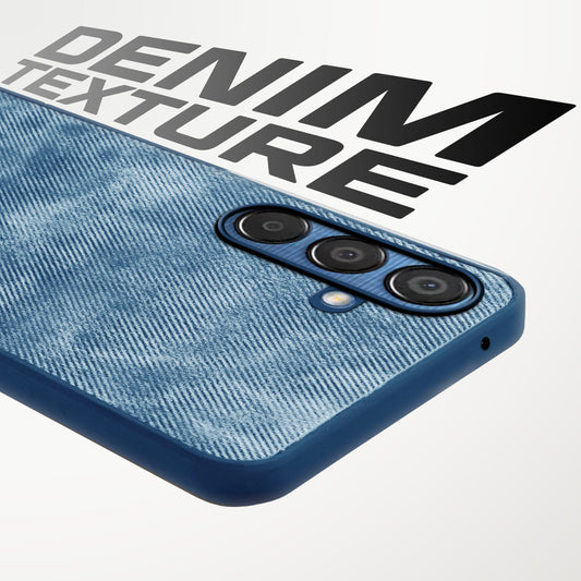 Classic Denim Finish Back Case for Samsung M15 5G