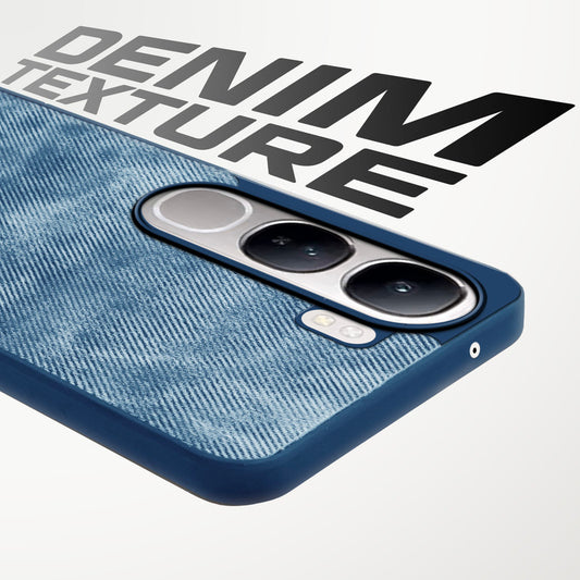 Classic Denim Finish Back Case for Vivo Y300 5G
