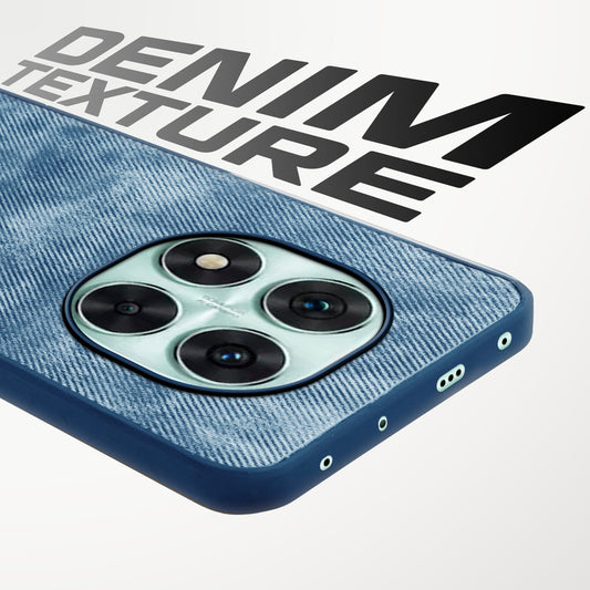 Classic Denim Finish Back Case for Redmi Note 14 Pro 5G