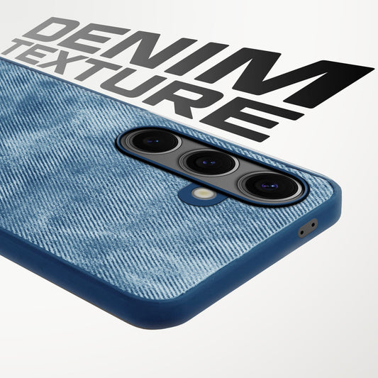 Classic Denim Finish Back Case for Samsung S25 5G