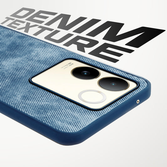 Classic Denim Finish Back Case for Vivo T2 Pro 5G