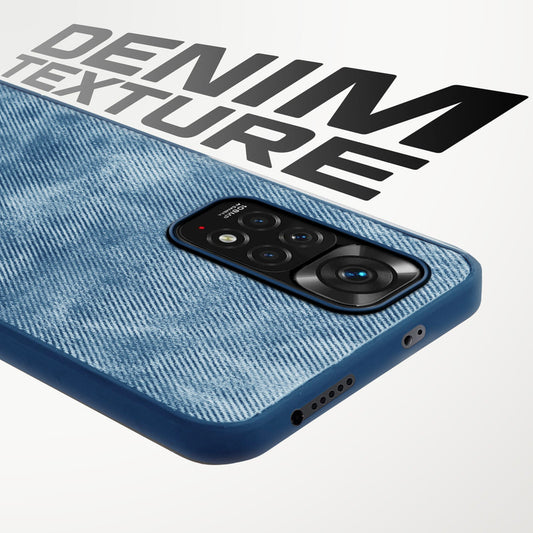 Classic Denim Finish Back Case for Redmi Note 11s