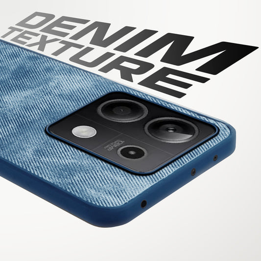 Classic Denim Finish Back Case for Redmi Note 13 5G