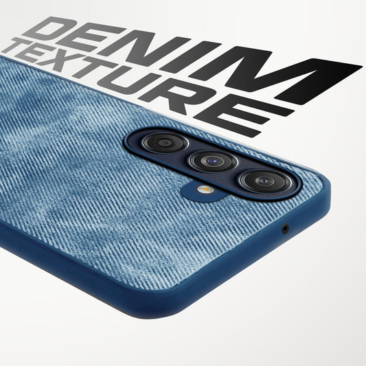 Classic Denim Finish Back Case for Samsung M55 5G