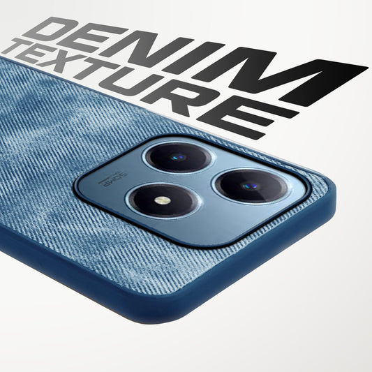 Classic Denim Finish Back Case for Realme C63