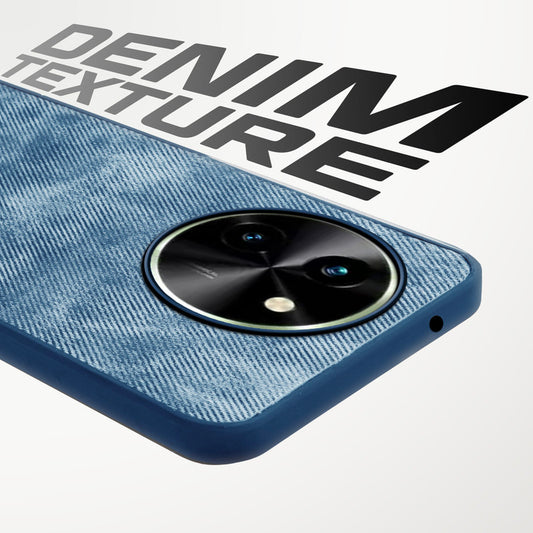 Classic Denim Finish Back Case for Vivo T3x 5G