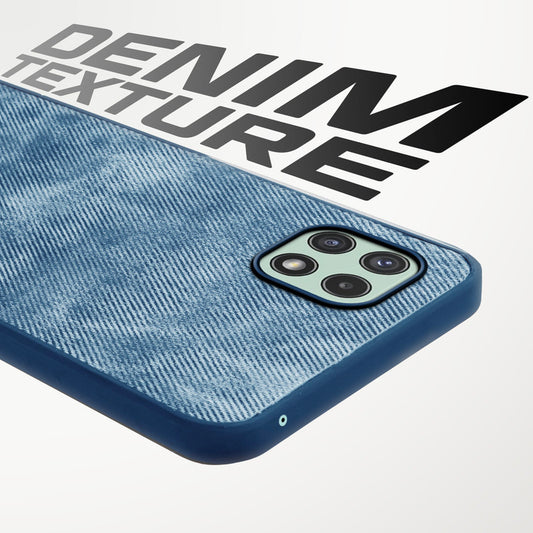 Classic Denim Finish Back Case for Samsung A22 5G