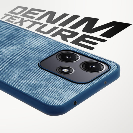 Classic Denim Finish Back Case for Redmi 12 5G
