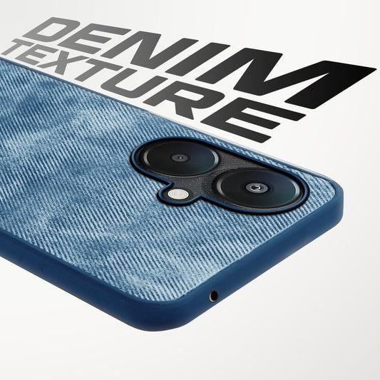 Classic Denim Finish Back Case for Redmi 13C 5G