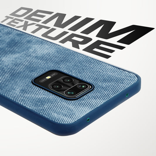 Classic Denim Finish Back Case for Redmi Note 9 Pro