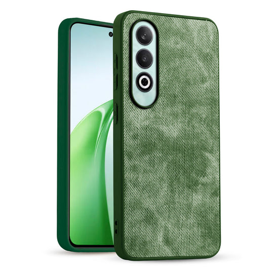 Classic Denim Finish Back Case for OnePlus Nord CE 4 5G with Raised Camera Edges & Micro-Fiber Lining