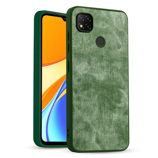 Classic Denim Finish Back Case for Redmi 9C