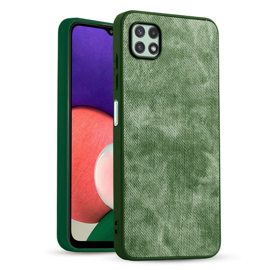 Classic Denim Finish Back Case for Samsung A22 5G