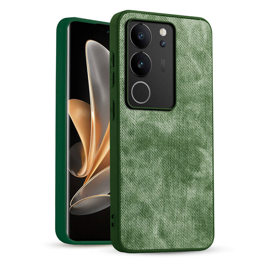 Classic Denim Finish Back Case for Vivo V29 5G
