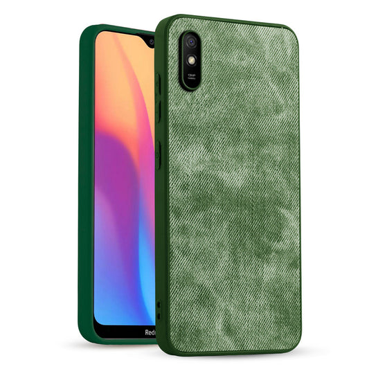 Classic Denim Finish Back Case for Redmi 9A
